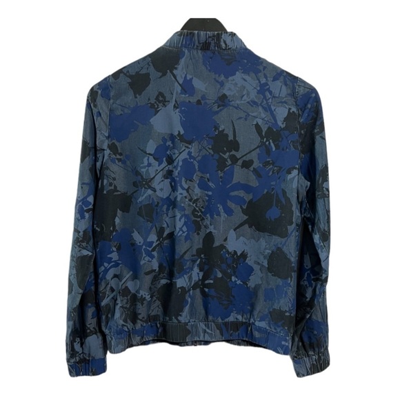 JUICY COUTURE Chambray Floral Bomber Jacket - Picture 2 of 8